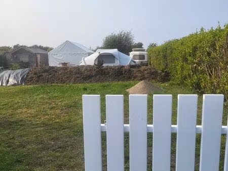 vends terrain de loisirs polder guissény