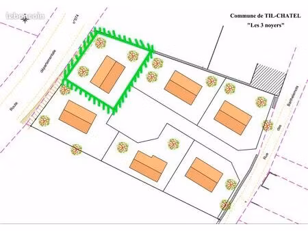 terrain constructible à til chatel