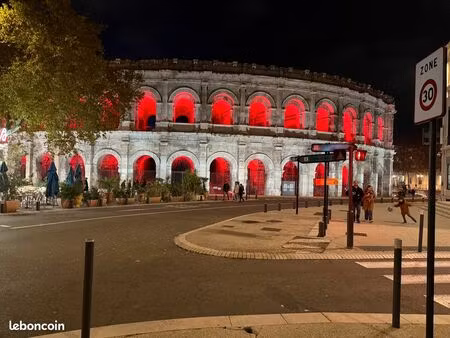hyper centre nîmes - t2 meublé rentable - emplacement pretium