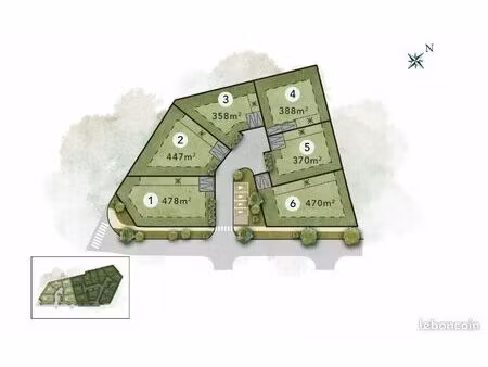 terrain 388 m² uzes