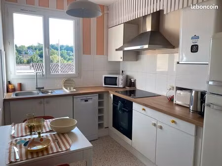 t2 meublé rénové 46 m² – secteur iut haute ville – calme et lumineux