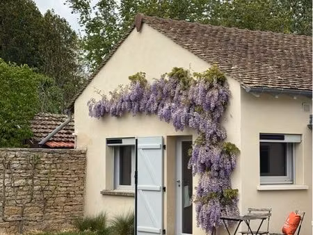 loue studio meublé avec terrasse et jardin