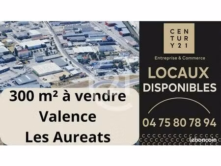local 300 m² portes les valence