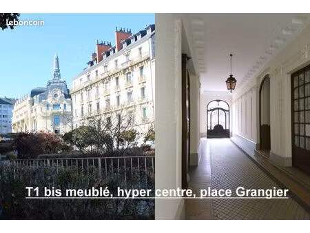 t1 bis meublé  hyper centre  au calme