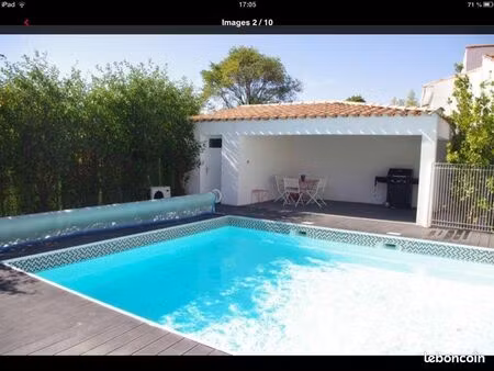 villa 3 chambres piscine au calme