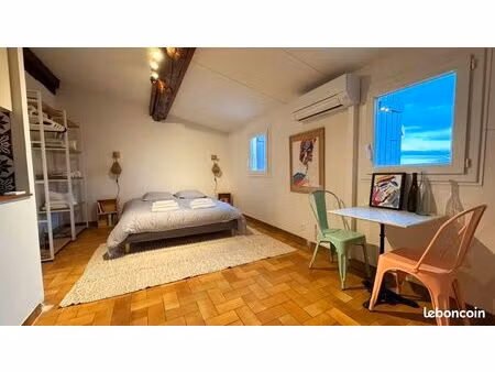 studio 28m meublé  clim  pézenas