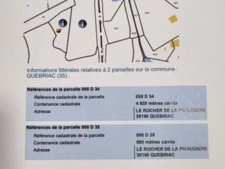 terrain 5 900 m² quebriac