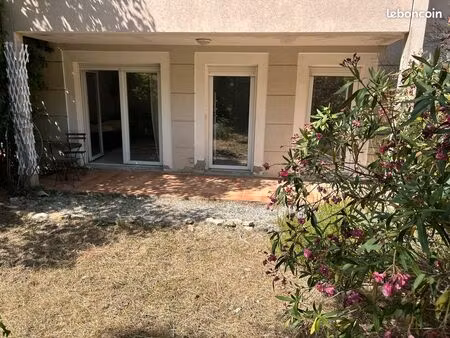 t2 meublé 51 m² avec jardin privatif – vacquerolles nîmes
