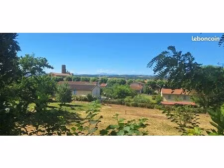 terrain constructible 1308 m2 au cœur du village de montesquieu-volvestre 31 - rare