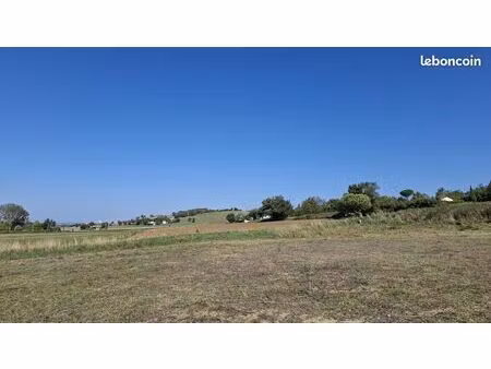 beau terrain 1000m2 à villenouvelle 31290
