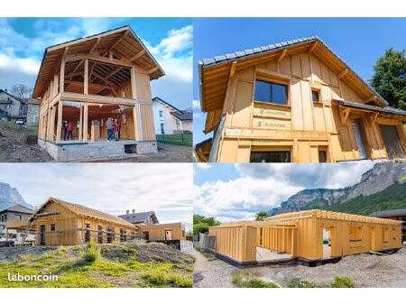 maison bois basse consommation en kit autoconstruction ossature bois