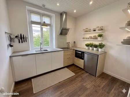 appartement t3 duplex rénové - centre-ville du rheu