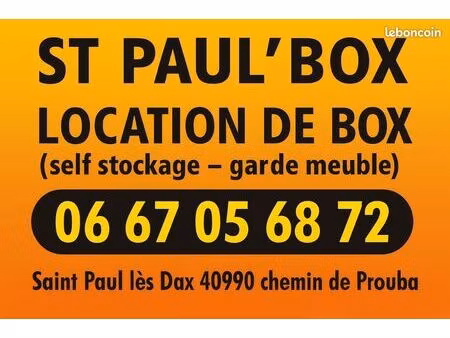 box de stockage