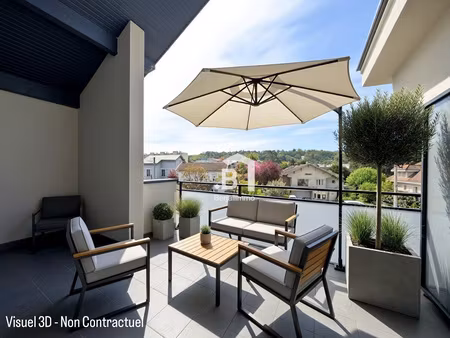 appartement t4 lumineux avec terrasse plein sud et garage