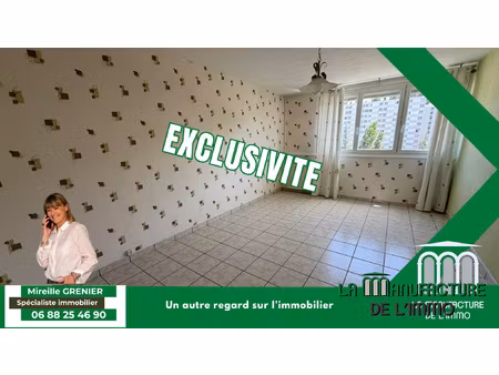 appartement f3 - 69 37m2 - cave - saint-etienne secteur la m