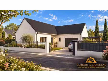 maison 95 m² + garage 25m² neuville-aux-bois