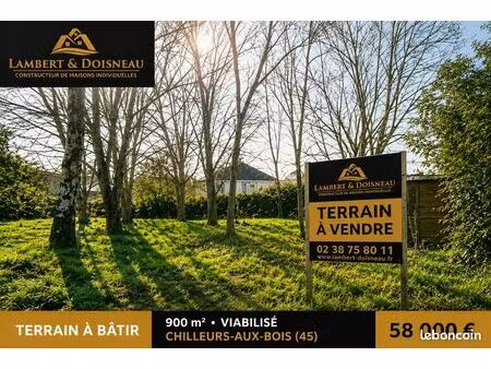 terrain à bâtir chilleurs-aux-bois