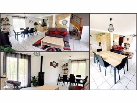 maison familiale 5 pièces - 3 chambres + grand bureau - jardin clos - environnement calme 