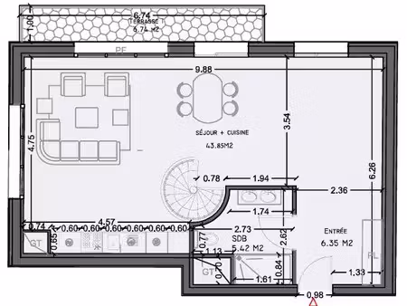 vente appartement 4 pièces 106 m² à morsang-sur-orge (91390)  499 000 €