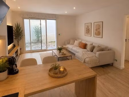 appartement t3 + jardin et parkings