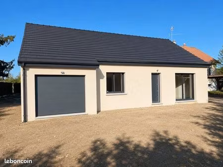 maison neuve de plain-pied à pannes (montargis) - 90m2 – pompe à chaleur – jardin 631 m² –