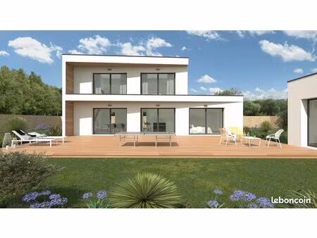 taissy – maison d'architecte bora 120 m² sur terrain 824 m²