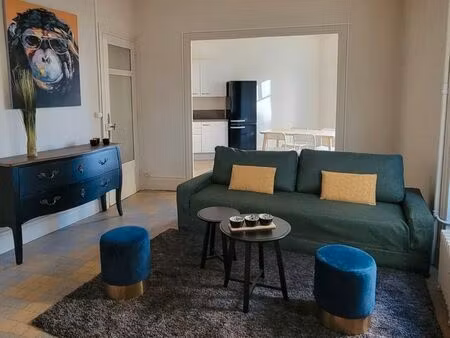investisseur : t2 meublé loué 59 m² – 8 15 % brut – dpe d – centre deux