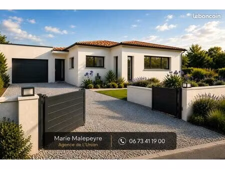 vente terrain + maison 100 m² à bâtir en l avec 3 chambres – emplacement idéal centre-vill