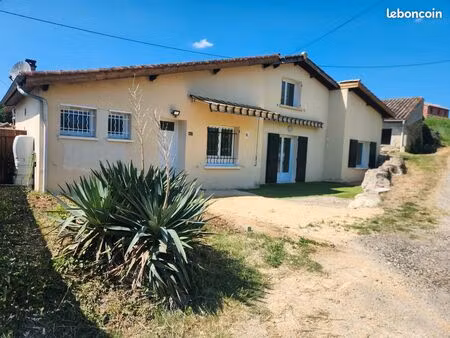 maison individuelle + garage au calme