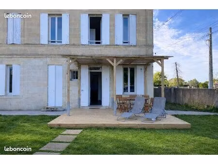 maison en pierre girondine - jardin – garage