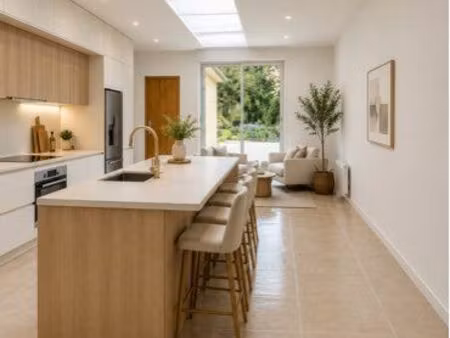 maison rénovée avec jardin