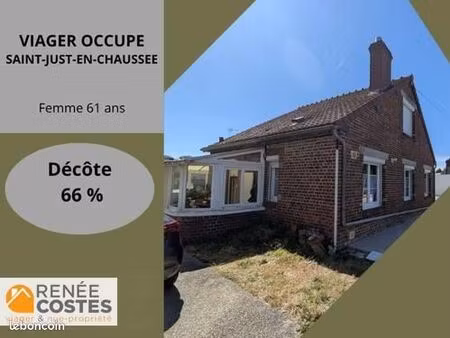 maison en viager 4 pièces 76 m²