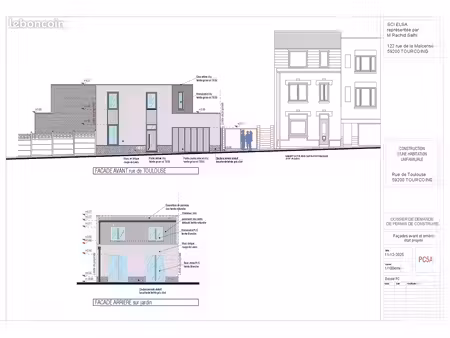 terrain rue toulouse proche gare avec pc accordé