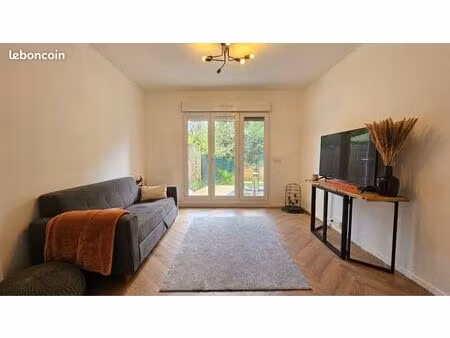 maison rénovée 3 pièces avec jardin - 53m2 - calme- bellefontaine