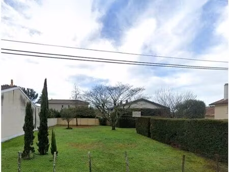 terrain 625 m² pessac