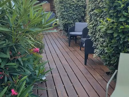 rare à gujan mestras  t3 avec jardin-terrasse
