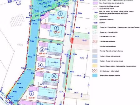 terrain 356 m² marzan