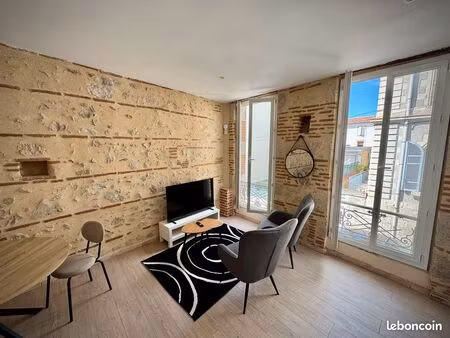 charmant t2 meublé de 40 m² refait à neuf – centre-ville d’agen