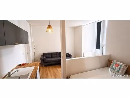 studio meublé 25 m² — casteljaloux centre — clé en main