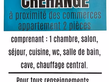 2 pièces 35m2 rdc