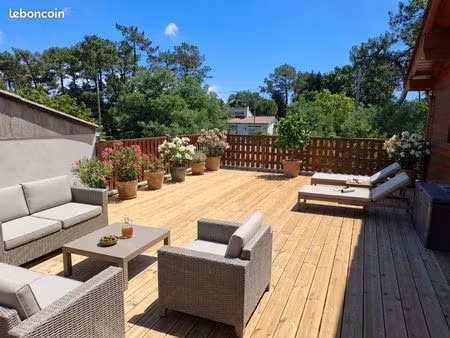 mimizan plage duplex 96 m² + 2 terrasses 35 et 57 m²