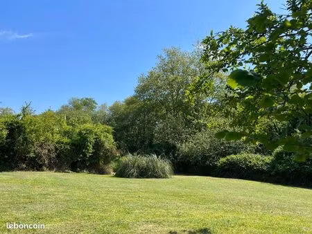 terrain de 1100 m2  projet divisible  forêt première ligne