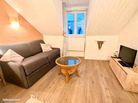 studio meublé tout équipé – 570 + charges – fibre – septembre à mai