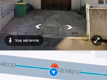 garage et terrain constructible