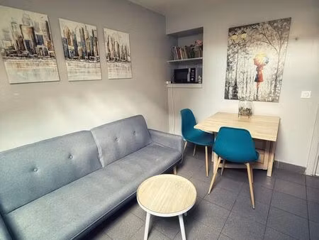 appartement t2 meublé – 24 m² – secteur mallifaud (grenoble)