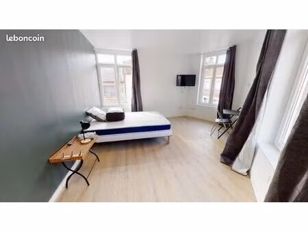 maison louée en colocation 5 ch. - lille caulier