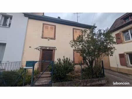 maison de village de 107 m2 à rénover  à 2 mn de cernay