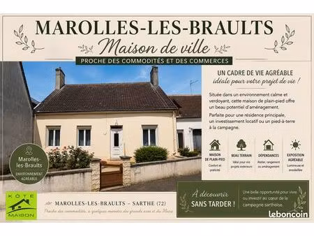 maison de ville 3 pièces 67 m²