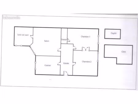 appartement 3 pieces centre ville