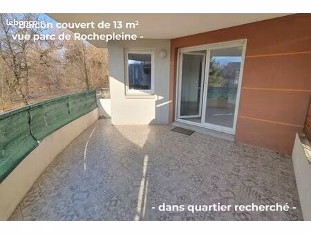 t2 lumineux de 52 m² avec grand balcon et garage – saint-égrève